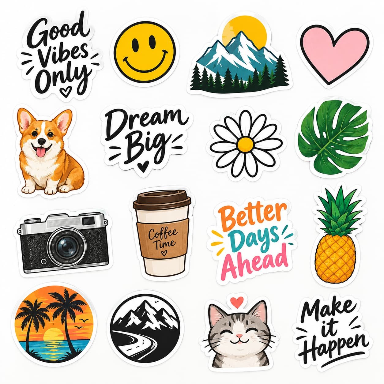 DTF Sticker Sheet